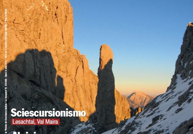 Rivista CAI: "Schiara: 3 giorni di arrampicate, sentieri e ferrate" articolo di Luca Bridda