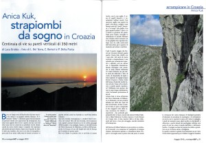Articolo di Luca Bridda sulla rivista Montagne360 dedicato al Parco Nazionale di Paklenica, in Croazia, che protegge parte dei monti Velebit e racchiude una parete straordinaria, quella dell'Anica Kuk, di cui vengono descritti tre itinerari di stampo sportivo/semi-alpinistico.