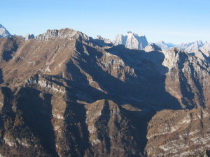 Il Monte Talvena (2542 m) e il Pelmo