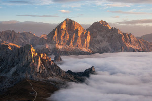 Le piu’ belle immagini delle Dolomiti: la Tofana di Rozes